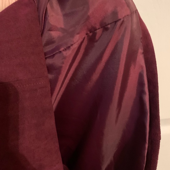 Studio Works Faux Suede Zip Up Jacket/Blazer - Picture 9 of 12